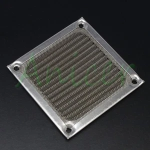 80mm Aluminum Dustproof Filter Mesh Protective Guard For PC Computer Fan Silver - Picture 1 of 7