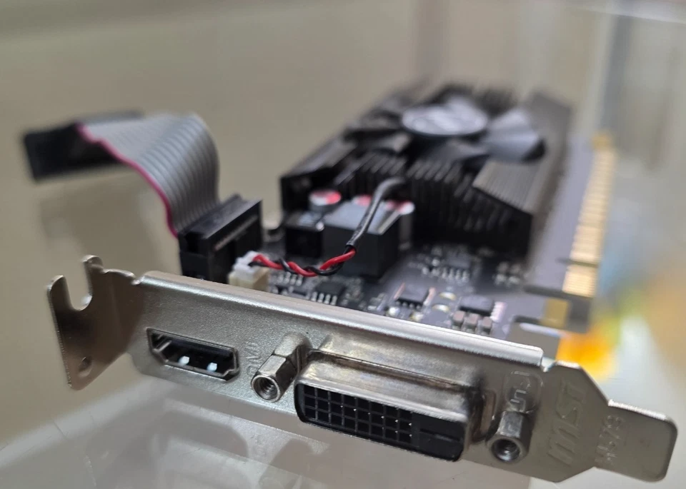 🔥 MSI GeForce GT 710 2GB DDR3 Graphics Card GT 710 2GD3 LP HDMI & DVI & VGA - Image 1 of 4