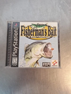 Fisherman's Bait (Sony PlayStation 1, 1999) Complete CIB Tested PS1 Video Game - Image 1 of 4