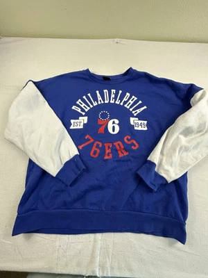 Philadelphia 76ers NBA 4 Her G III Women's Sz Med Crew Sweatshirt Brand New - Image 1 of 4