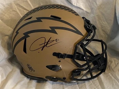 LaDainian Tomlinson LA Chargers Autographed Full Size Authentic Helmet Beckett - Image 1 of 4