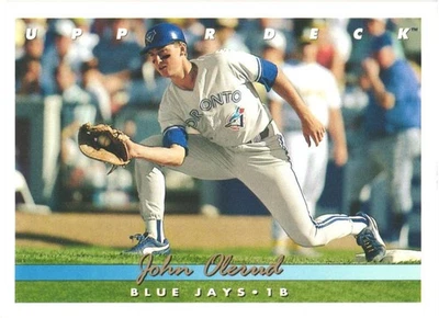 1993 Upper Deck #344 John Olerud Toronto Blue Jays - Image 1 of 2