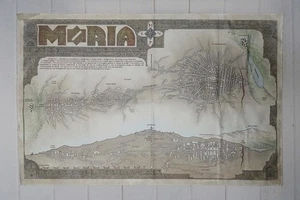 Free League The One Ring Moria KS Cloth Map - Picture 1 of 1