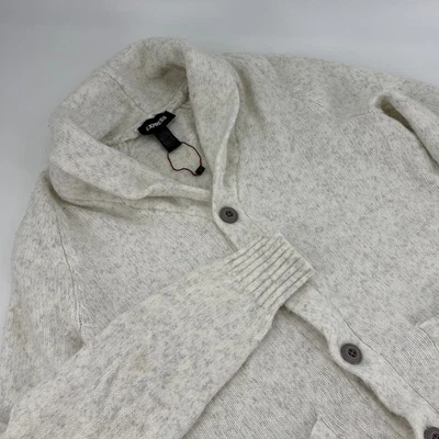 Cárdigan suéter cuello chal EXPRESS avena moteada brezo tejido para mujer Foto 1 de 4