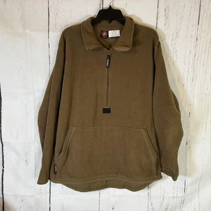 Peckham Polartec Pullover Shirt Mens Large Fleece USMC Military Layering Top - Picture 1 of 9