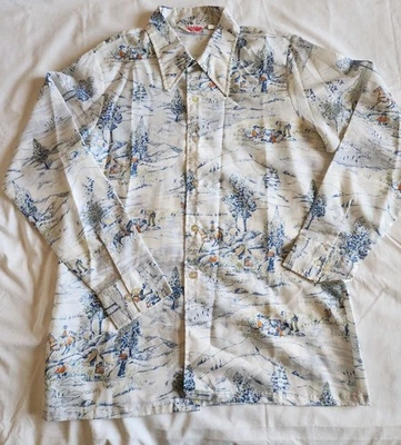 Camisa Levi’s Panatela Vintage Rara Estampado Vaquero Western Grande Foto 1 de 4