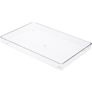 Pioneer Plastics TRAY-10 Clear Candy Plastic Tray, 10.125" W x 6.875" D x 1" H - Picture 1 of 3