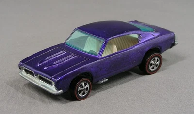 Hot Wheels Redline Custom BARRACUDA púrpura HK ¡IMPRESIONANTE CASI COMO NUEVO!! Foto 1 de 4