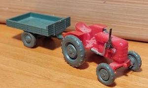 Wiking 380/4 trattore standard/guida + rimorchio monoasse Allgaier '58 - Foto 1 di 10