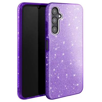 Avizar Coque à Paillettes pour Samsung Galaxy A05S Antichoc Scintillant Violet - Photo 1/4