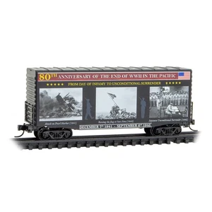 N Micro Trains 101 00 840 End of WW11 in the Pacific 40' Hy-Cube Boxcar - Bild 1 von 1