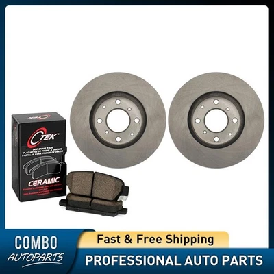 Juego de pastillas de freno de disco delanteras C-Tek rotor de freno de disco para Honda Accord 1984-1985 Foto 1 de 4