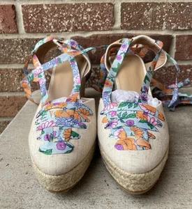 Crown & Ivy™ Lawndale Wedge Heels SZ 9 Med - Picture 1 of 11