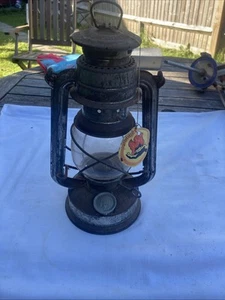 Linterna vintage Nier-Feuerhand Baby 275 Hurricane con vidrio JENA original - Imagen 1 de 11
