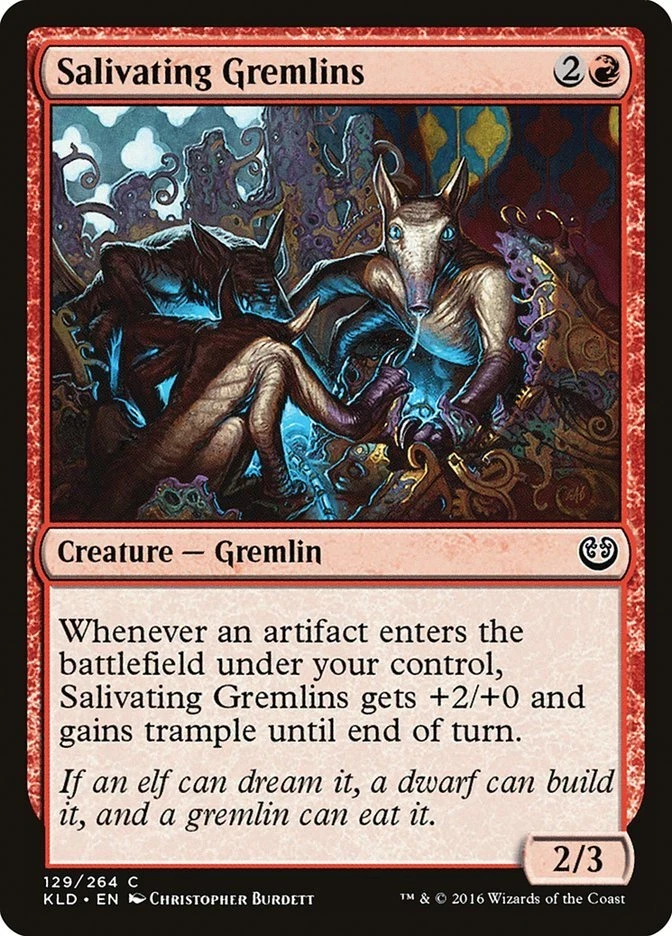 LP Salivating Gremlins (129) Kaladesh KLD MTG Magic - Image 1 of 1