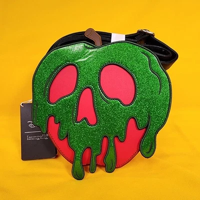 Bolso Bandolera Loungefly Disney Blancanieves y los Siete Enanitos Veneno Manzana NUEVO Foto 1 de 4