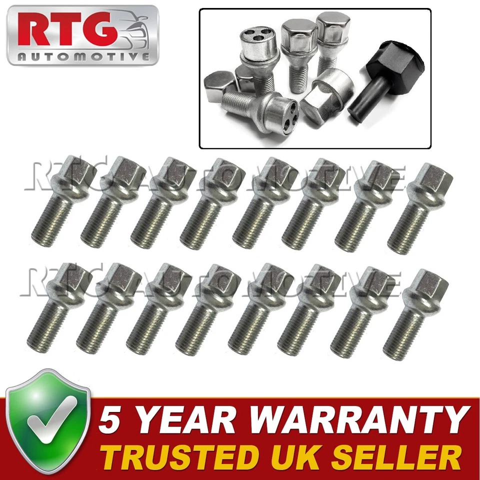 16 pernos + 4 pernos de bloqueo de trilock para Mercedes Benz Vito Gen1 1996-2003 acero Foto 1 de 1