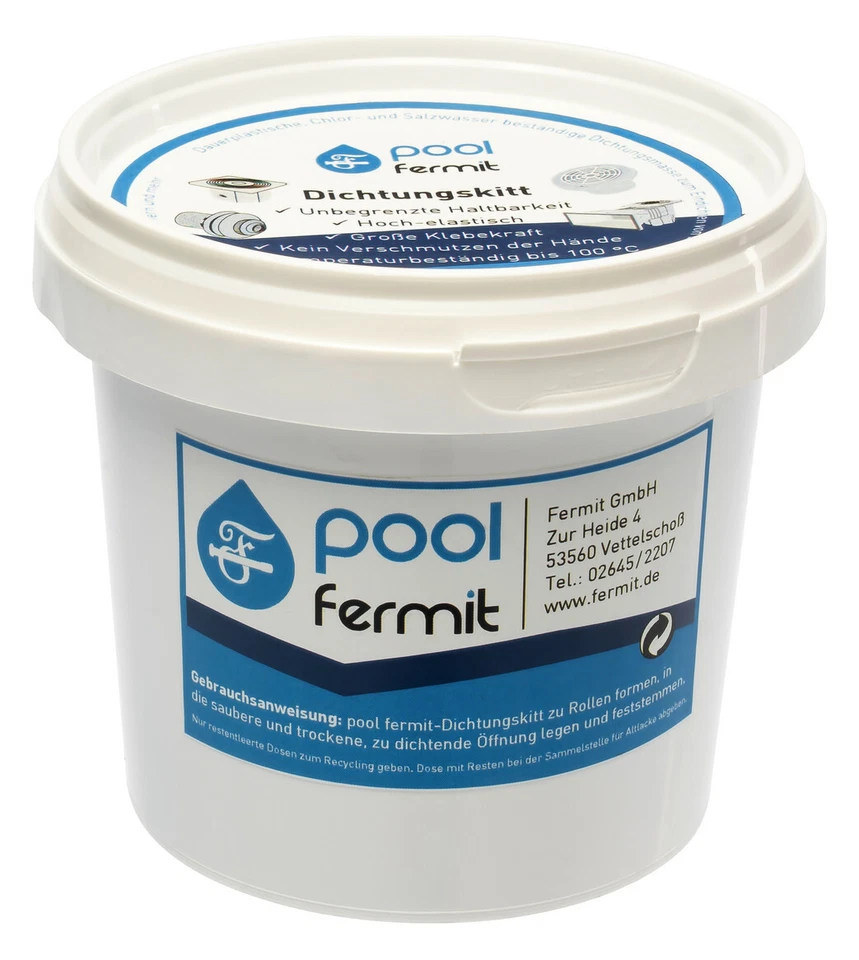 Fermit Pool Dichtungskitt 500g 09134 - Bild 1 von 1
