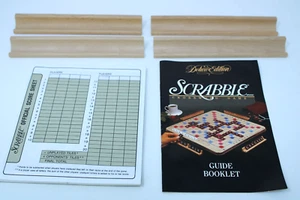 Deluxe Scrabble 1989 PEZZI DI RICAMBIO Score Pad Istruzioni Supporti Ricambi - Foto 1 di 6