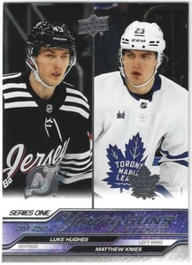 2023-24 Upper Deck Series 1 YOUNG GUNS #250 - Luke Hughes & Matthew Knies CL - Bild 1 von 1