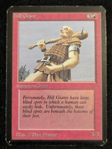 Hill Giant - Alpha - LP - MTG - Magic The Gathering - Red - Creature - Picture 1 of 4