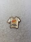 Wendy&#39;s Service Excellence Speed Team Enamel Lapel Pin Clutch Back VTG