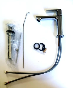 Hansgrohe72557001, Rebris Single Hole Bathroom Faucet with Pop-Up Drain Assembly - Picture 1 of 8