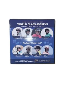 2016 Championship Meet World Class Jockeys Collectible Coaster Set . - Picture 1 of 2