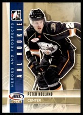 2011-12 In The Game Heroes & Prospects Update Peter Holland Syracuse Crunch #214