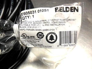 Belden E605031 010S1  Industrial Network Cable,  101 FT NEW - Picture 1 of 3