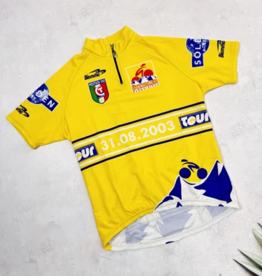 Camiseta de ciclismo vintage Biemme Prestigio 2002 31.08.2003 talla mediana Foto 1 de 4
