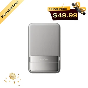 EcoFlow Rapid Portable Wireless Power Bank 65W 10000mAh Qi2 Magnetic Refurbished - Picture 1 of 8