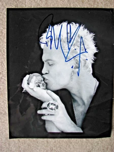 Billy Idol Musician Autographed B&W 8x10 Photo - Picture 1 of 3