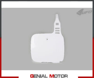 Placa de matrícula delantera Ufo Plast para Yamaha Yz 490 1987 > 1991 blanco YA Foto 1 de 2