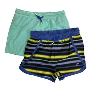 Champion Girls' 2 Pack Active Stretch Comfort Shorts - Picture 1 of 4