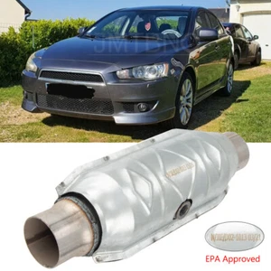 For Mitsubishi Lancer 2.0L 2.4L 2.5" In/Out Catalytic Converter w/ Heat Shield - Picture 1 of 15