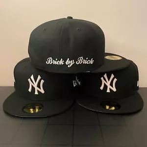 New Era Nigel Sylvester Yankees Brick By Brick Fitted Hat Black SIZES AVAILABLE✅ - Picture 1 of 7