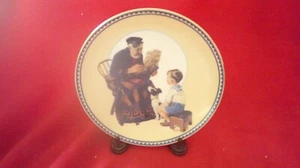 Norman Rockwell "El Capitán de Mar" Placa de Coleccionista Knowles China Edición Limitada Certificado de Autenticidad - Imagen 1 de 5