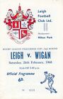 Leigh V Wigan 1967/8 (24 Feb) Challenge Cup