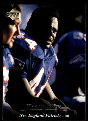 1995 Upper Deck #160 Marion Butts New England Patriots Football Card - Image 1 of 2