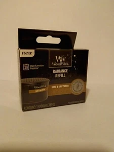 Woodwick Radiance Refill by Yankee Candle - Sand and Driftwood Scent - Picture 1 of 3