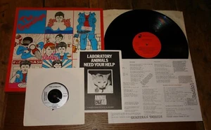THE GYMSLIPS ROCKING WITH THE RENEES UK ABSTRACT INDIE PUNK LP W/ 7" EP + INSERT - Picture 1 of 11