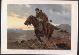 'How He Won the Victoria Cross' 1903 Magazine Art-Clipping. Free UK Post - Picture 1 of 1