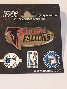 ATLANTA FALCONS   NFL metal pin badge  [ OVAL LOGO ] - Picture 1 of 2