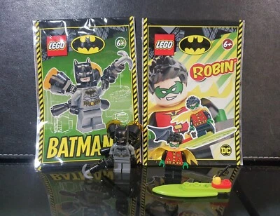 Lego polybag DC Comics _ 212113-212114 _ Batman & Robin _ complet - Photo 1/2