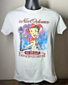 Betty Boop "French Quarter" New Orleans Grafik T-Shirt Vintage Y2K Größe - Small - Bild 1 von 3