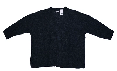 Cárdigan SO Juniors Frente Abierto Negro Marl Tejido Suave Suéter Talla Grande 3XL Foto 1 de 4