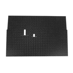 Club Car DS Golf Cart Rubber Diamond Plate Floor Mat | Black |1982 and Newer - Foto 1 di 7