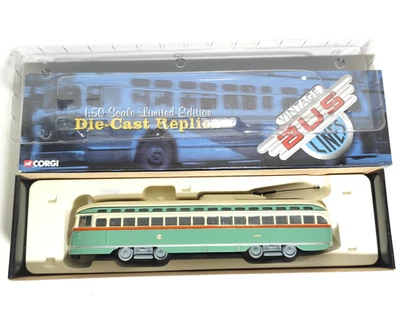 Tranvía Corgi Chicago Surface Lines 1:50 PCC CSL US55027 modelo fundido a presión Foto 1 de 4
