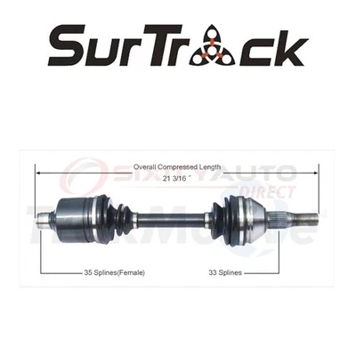 SurTrack CV Axle Shaft for 1997 Oldsmobile Regency 3.8L V6 - Constant td Foto 1 de 4